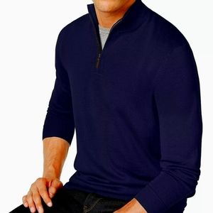 Club Room fleece 1/4 zip